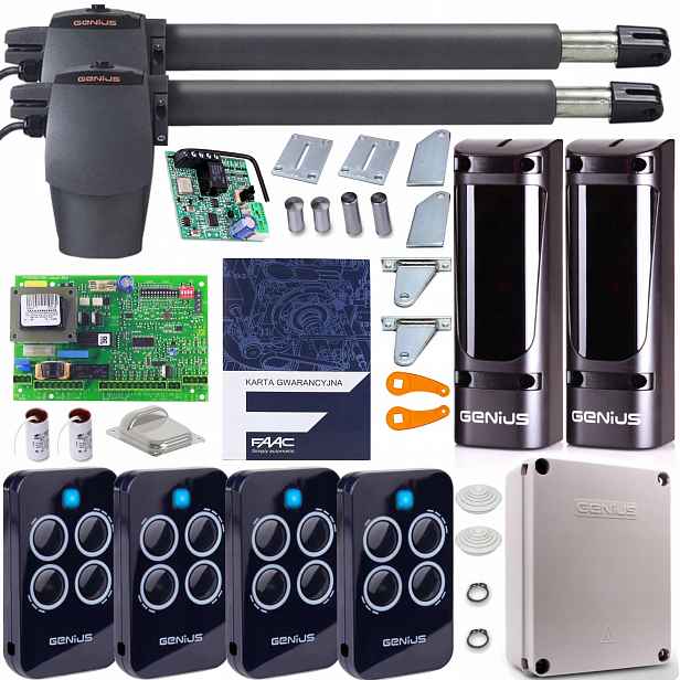 Set Genius Gbat 400 4xPILOT Pro Brány