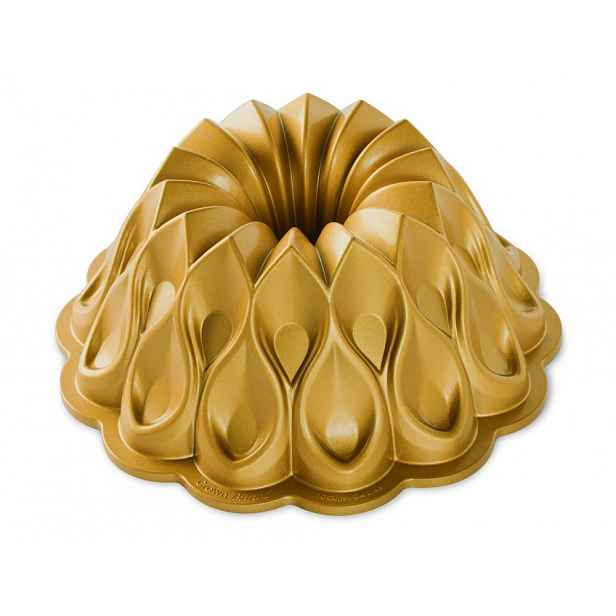 Forma na bábovku Nordic Ware Crown, zlatá, 2,3 l