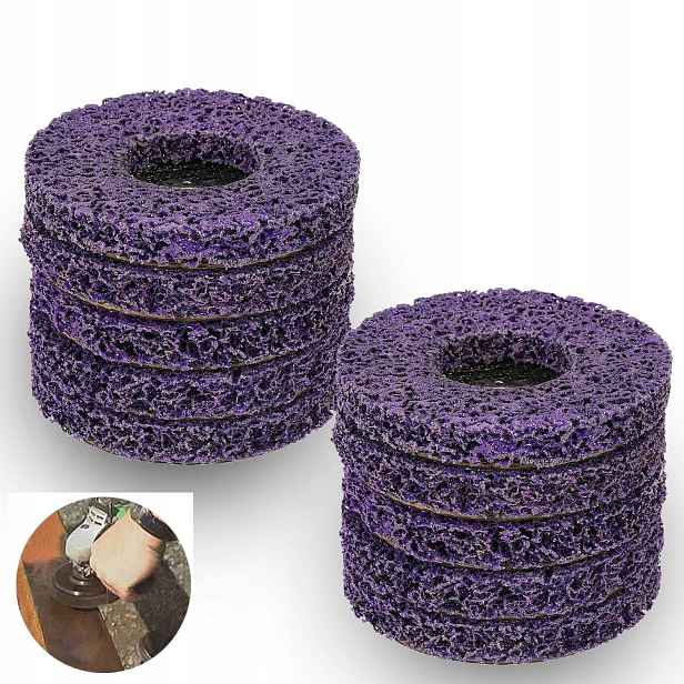 10el 125mm Diamantový Brusný Kotouč Leštící Kotouč Fialový