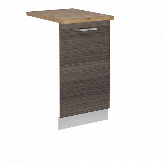 Vicco ČELNÍ PANEL MYČKY R-Line Ušlechtilá šedá 45 cm , PD Dub