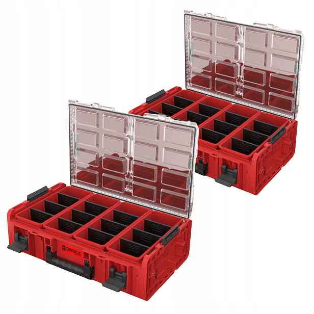 Qbrick One Organizer 2XL 2.0 Red UltraHD Custom Adapter box x2