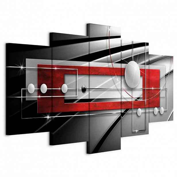 artgeist MALBA NA PLÁTNĚ, abstraktní, 200/100/1.2 cm
