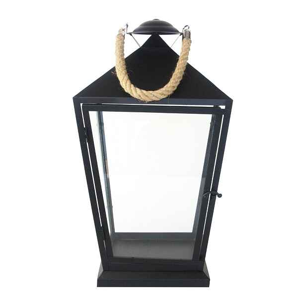 Černá lucerna Esschert Design Classical, výška 45,6 cm