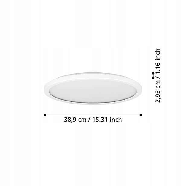 Eglo connect stropní svítidlo Led Rovito-Z, bílá, 39 cm, Rgb, aplikace Mazivo