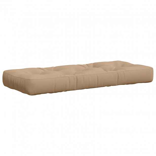 vidaXL Polstr na paletu VIANEN 100% polyester Písková 120 x 40 x 12 cm