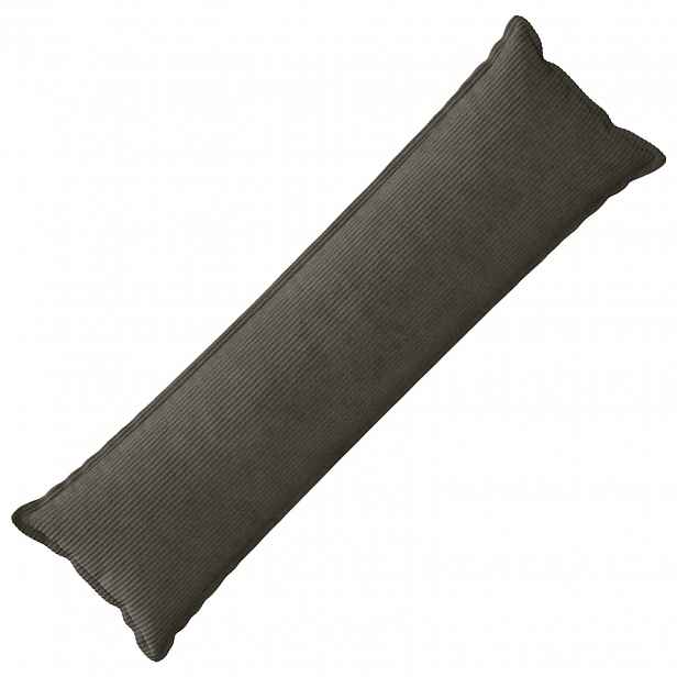 vidaXL Povlak na polštář HOUTEN Antracitová 40 x 145 cm manšestr
