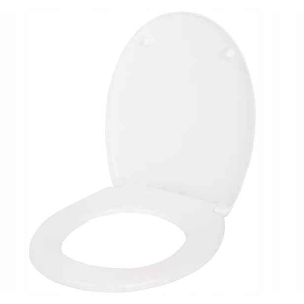 Wc sedátko s pomalým sklápěním Cascata Univerzální Bílá