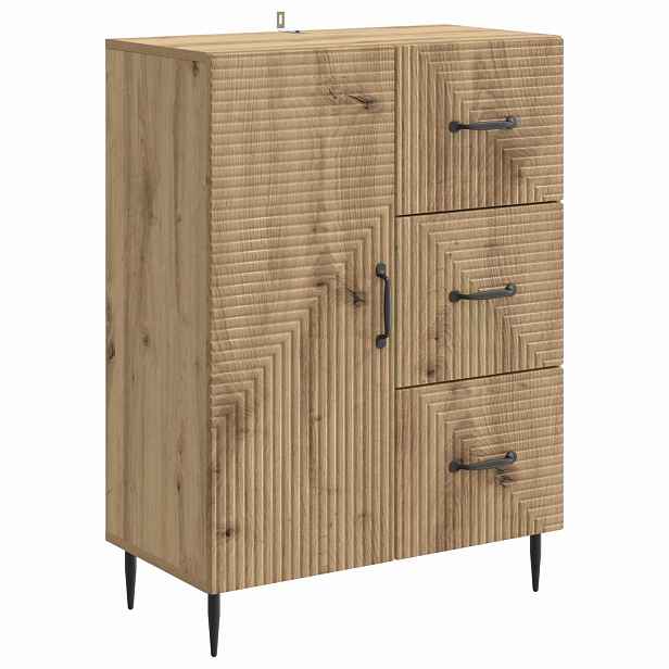 vidaXL Servírovací skříň Dub artisan 66 x 34,5 x 89,5 cm