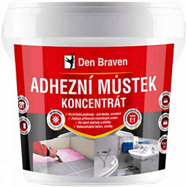 Adhezní můstek Den Braven koncentrát 1 kg barva růžová