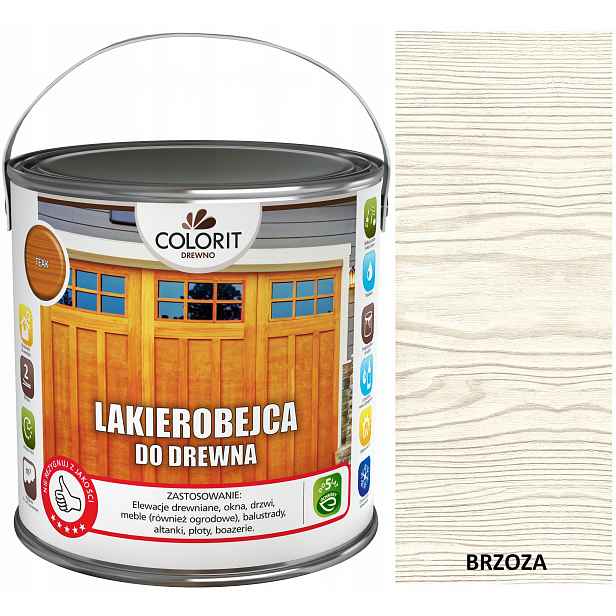 Colorit Lak Na Dřevo 2,5 L Bříza