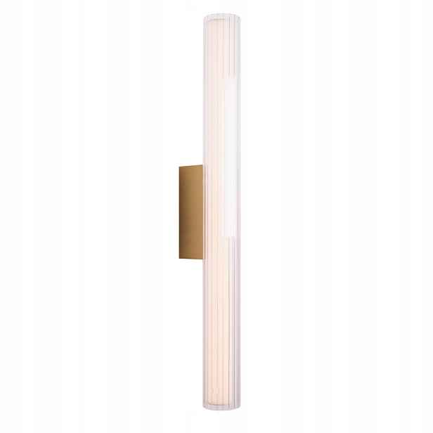 Nástěnné Led svítidlo zlaté podlouhlé 61 cm do koupelny 3000K Maxlight
