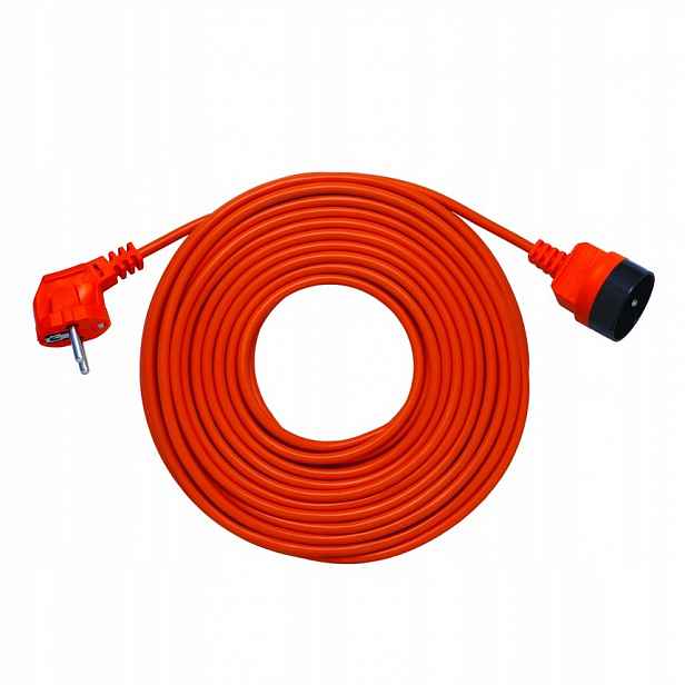 Prodlužovací Kabel 1 zásuvka b/u 20 m Omy 2x15 16A oranžový