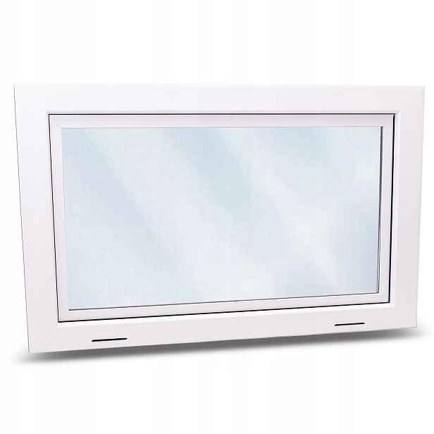 Pvc Okno 80x40 Hospodářské Piwnické Garážové Eko Výklopné 800x400 Bílé