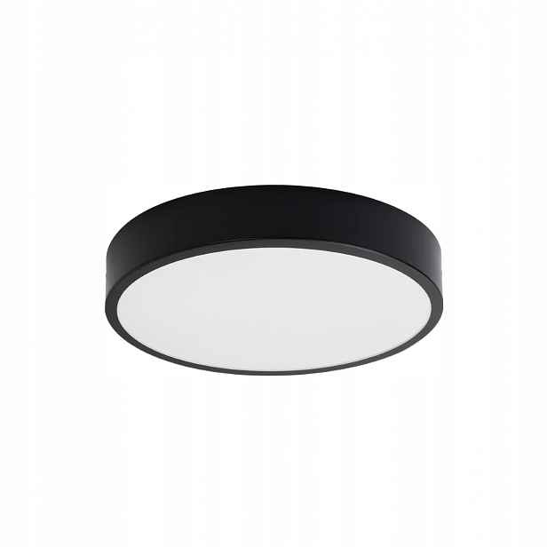 Stropní Svítidlo 23W Led teplý v černém provedení Onyx 40 Led 3000K Sollux SL.1244