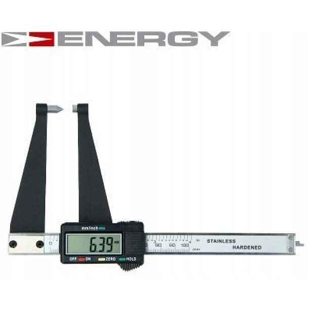 Energy NE00679 Posuvné měřítko s noniusem, opotřebení brzdového kotouče
