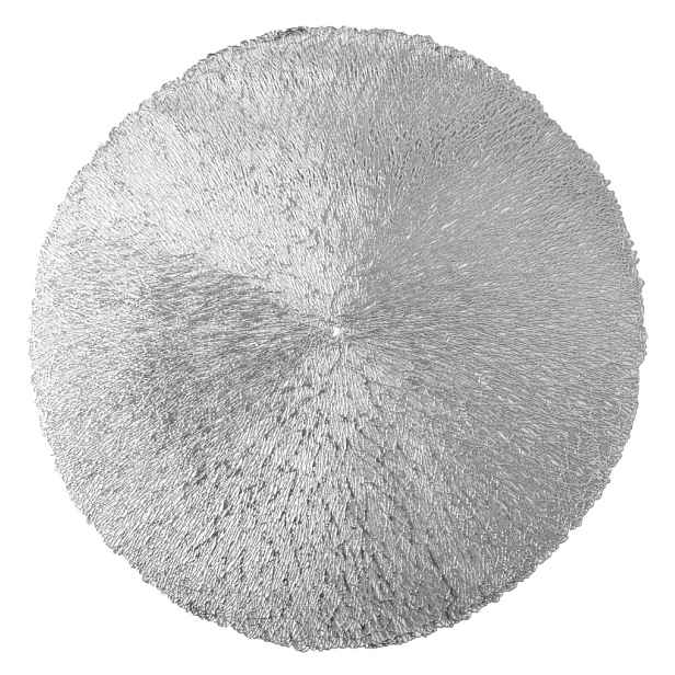 ArtFir Prostírání ZOJA 2 | stříbrná 38 cm