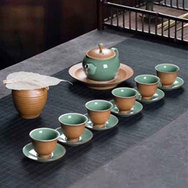 Čajová souprava Longquan Celadon Coconut Happiness