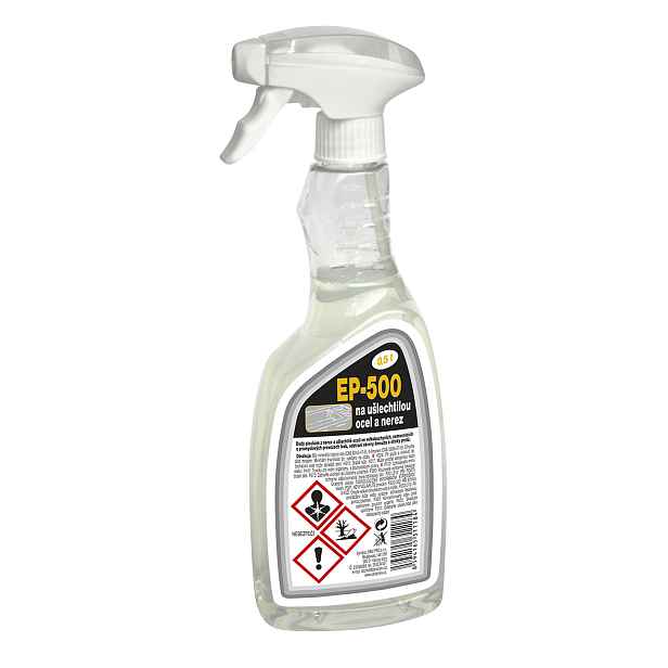 SANI PRO EP-500 - 500ml Leštič na ušlechtilou ocel a nerez s rozprašovačem (SP)