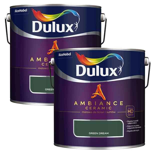 Set Dulux Ambiance 2x2,5L Ceramic Barva Keramická Green Dream 5L