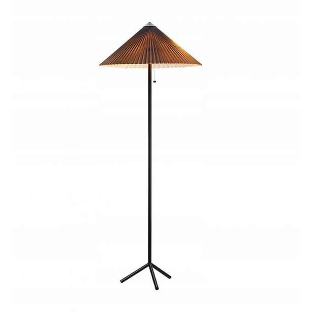 Skandinávská stojací lampa na E27 s krytem Plisado Floor Markslojd