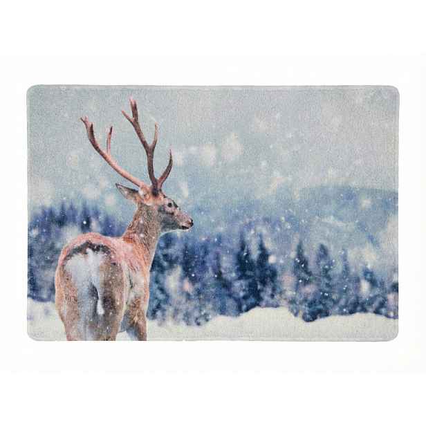 Vánoční rohožka WILD IN WHITE 38x58 cm - více variant Varianta: Jelen