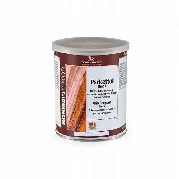 Olej na dřevěné podlahy parket Borma Parquet Oil Quick polomat 5L