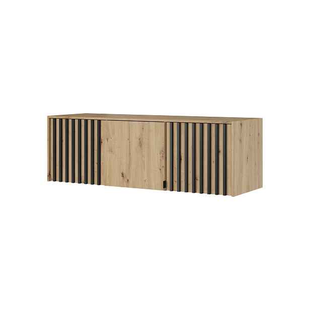 Piaski Nástavec na skříň Nelly 155 cm dub artisan/černý