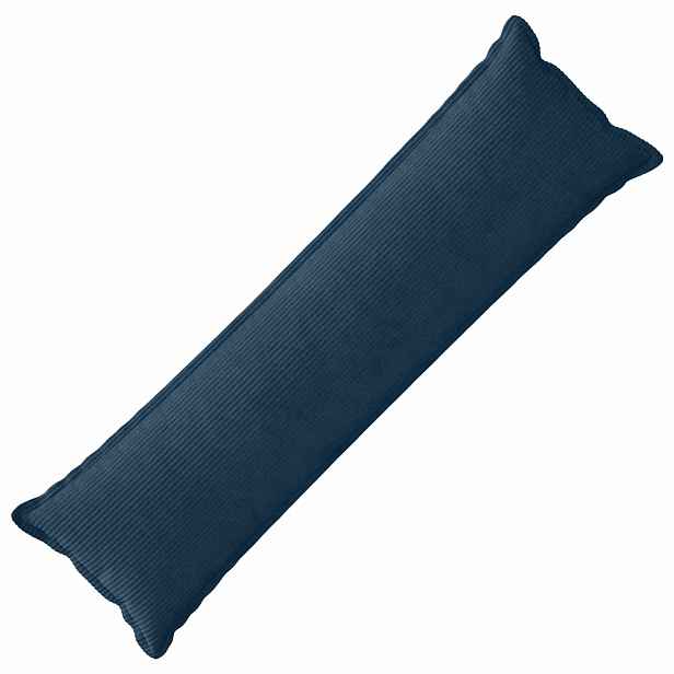 vidaXL Povlak na polštář HOUTEN Námořnická modrá 40 x 145 cm manšestr