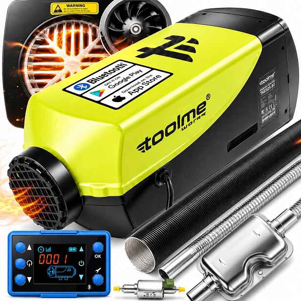 Benzínový ohřívač 8 kW 12-24V Dmychadlo On Webasto TM189 Bluetooth