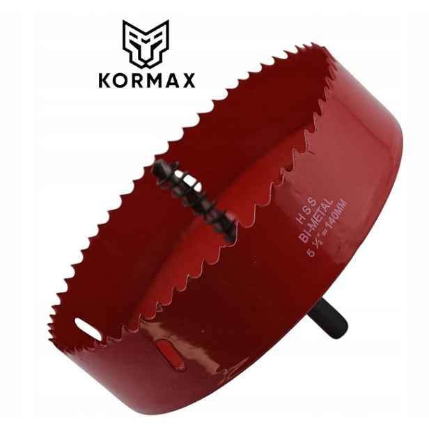 Korunkový Vrták 140 mm Korunkový Vrták na dřevo M42 Hss Pvc Gk Oceli
