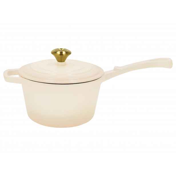Silvercrest® Litinový rendlík Premium, Ø 18 cm / 2,2 l (krémová)