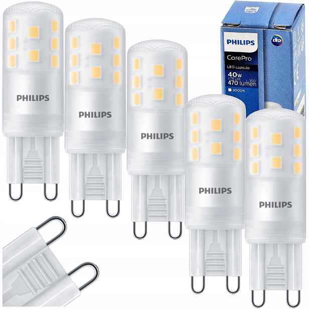 Philips Led žárovka G9 3,7W 40W 470lm 127lm/W 3000K EyeComfort CorePro 5x