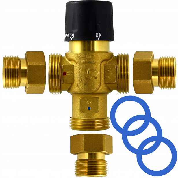 Termostatický Směšovací Ventil 1" Pološrouby