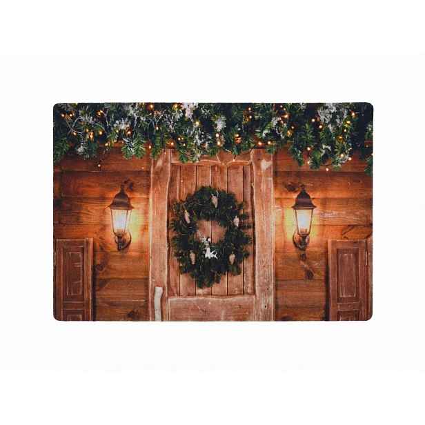 Vánoční rohožka RUSTIC WELCOME 38x58 cm - více variant Varianta: Věnec