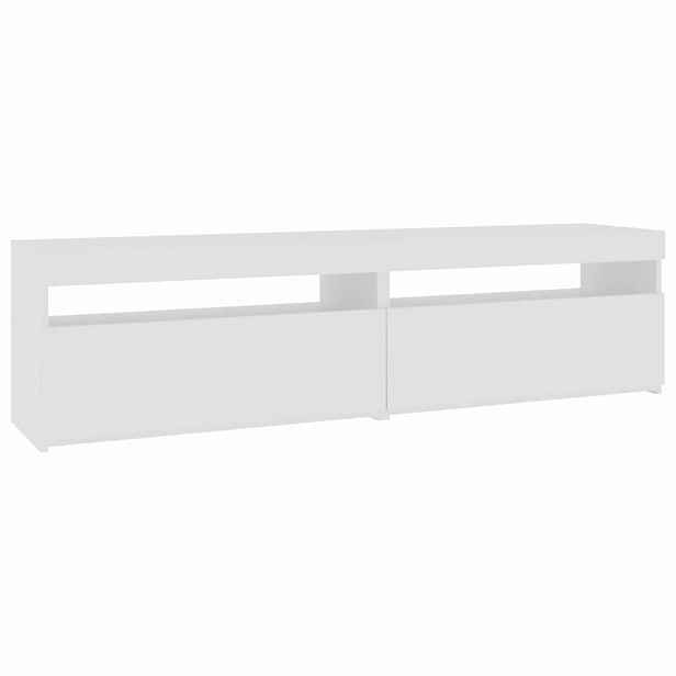 vidaXL TV skříňky s LED osvětlením 2 ks bílé 75 x 35 x 40 cm