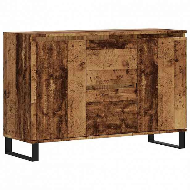 vidaXL Příborník old wood 101,5 x 35 x 70 cm kompozitní dřevo