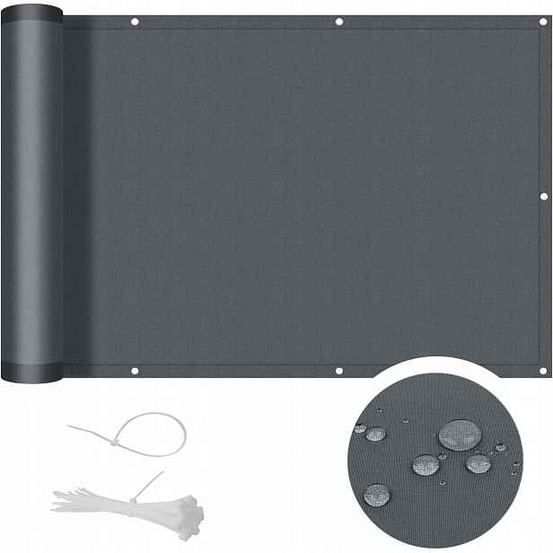 Balkonová Krytka 120x300 Antracit Zatemňující Uv Záření