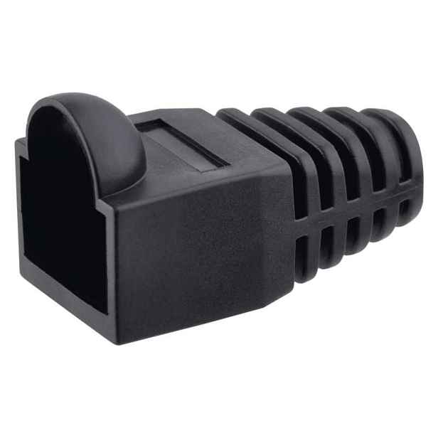 Ochrana konektoru RJ45 Emos černá 20 ks/bal.
