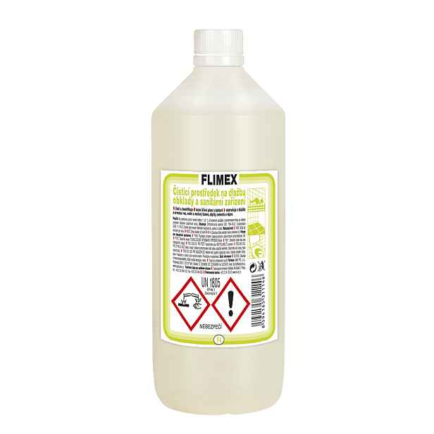 SANI PRO FLIMEX 1l extra silný čistící prostředek na dlažbu, obklady a sanitární zařízení (SP)