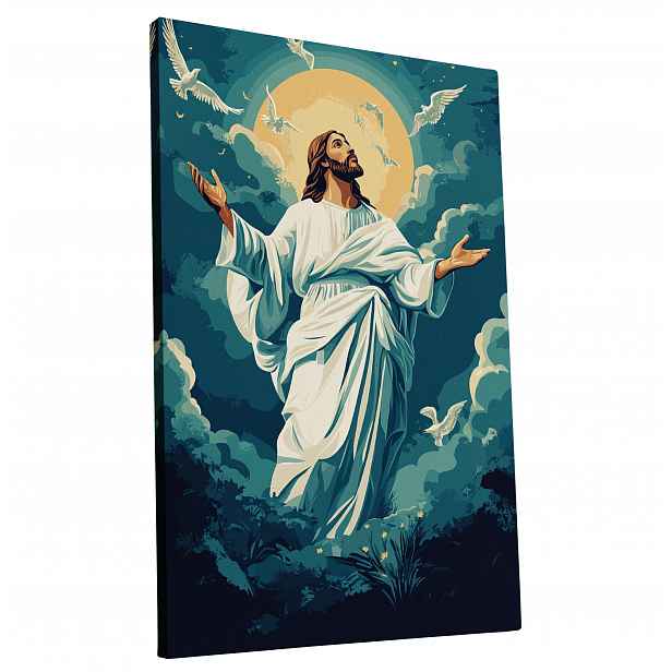 Obraz na plátně Ježíš Kristus pro děti a mládež, moderní 60x90 dárek