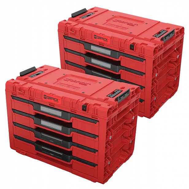 Qbrick System Prime DRAWER4 Toolbox Expert RedUltra Hd Skříň x2
