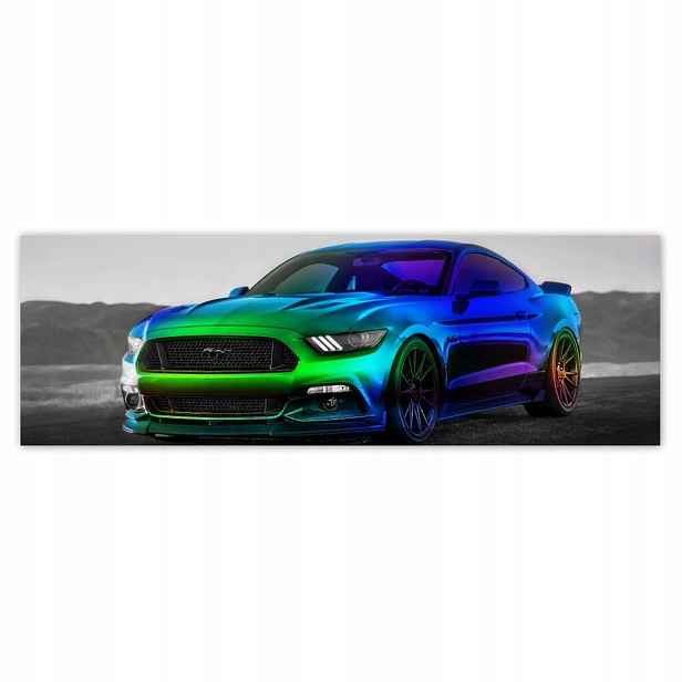 Plakáty 200x66 Duhový Ford Mustang Usa