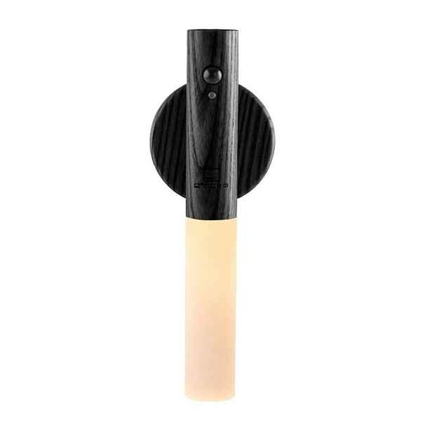 Černé LED nástěnné svítidlo na USB Baton – Gingko
