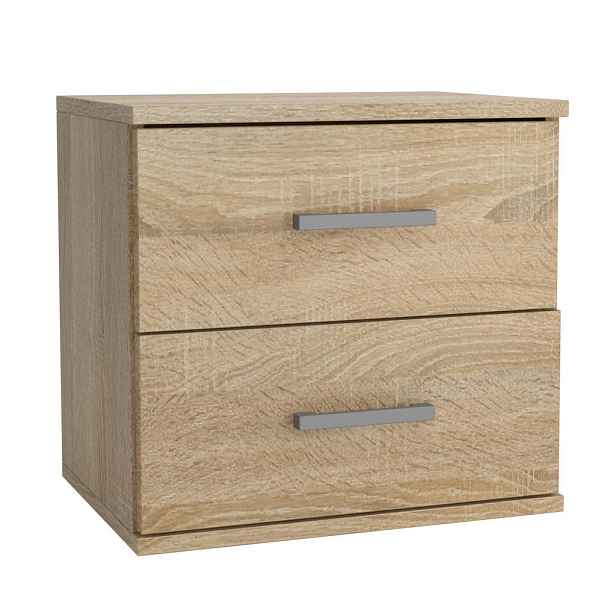 MASSENO NOČNÍ STOLEK NOCTA, 48/50/35 cm, dub Sonoma