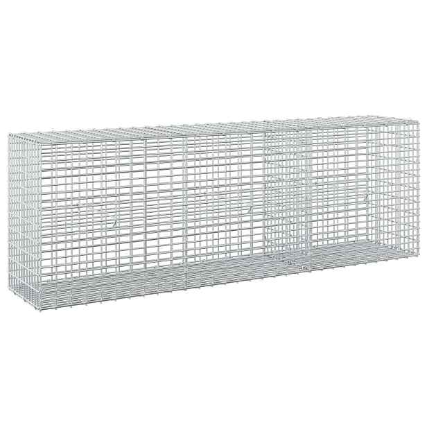 vidaXL Gabion s drátem 3,5 mm a síťkou 5x2,5 cm 150x30x50 cm