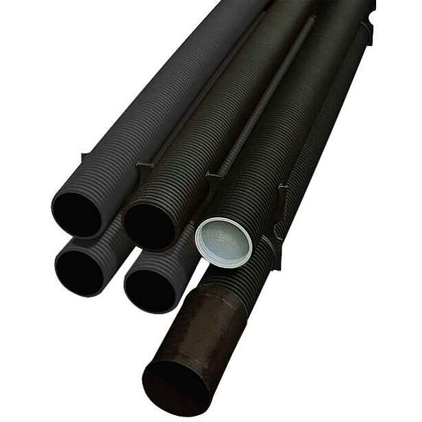 Chránička korugovaná pevná Fränkische Kabuflex černá 160 mm 3 m