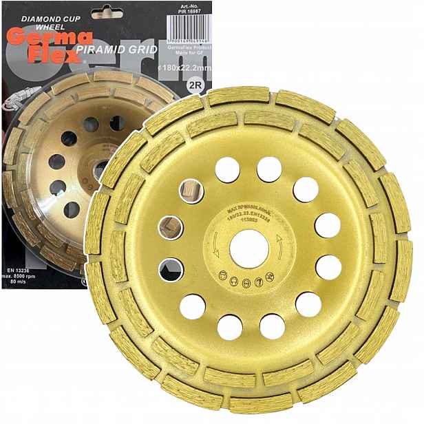 Germa Flex Segmentový Kotouč Pro Broušení Betonu Cihlového Kamene 180 mm 2R