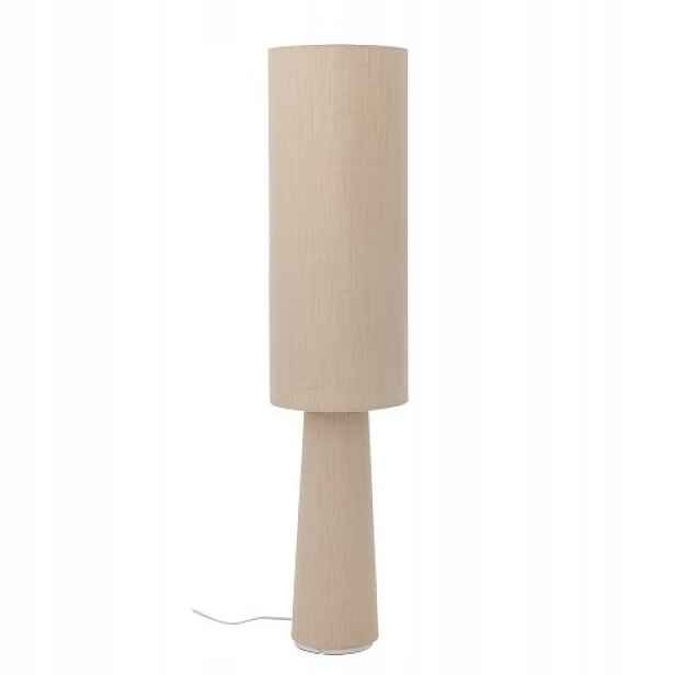 Podlahová lampa Emmie z lnu, béžová, Bloomingville