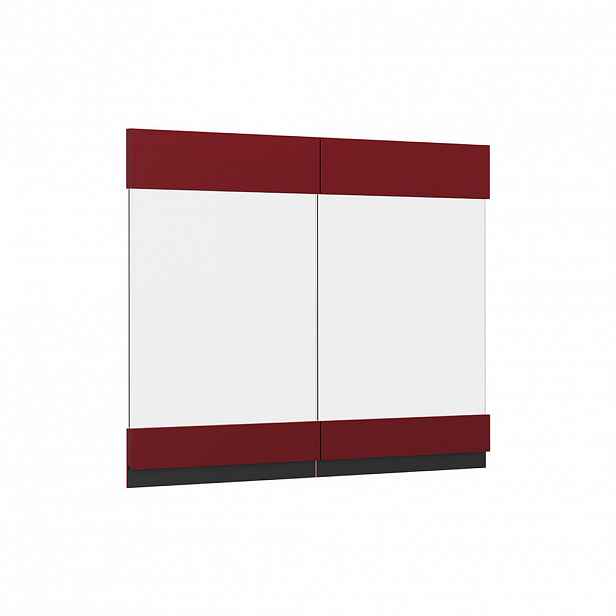 Vicco KUCHYŇSKÁ DVÍŘKA R-Line Červená 79.2 x 59 cm nábytková čela pro závěsnou vitrínu