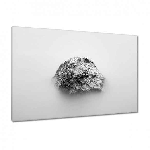 Obrazy 90x60 Černobílá Skála